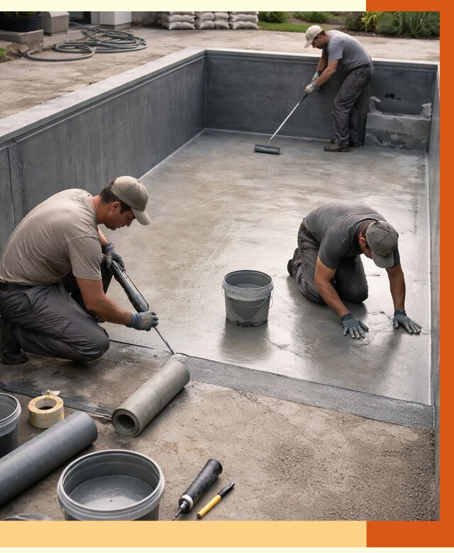 Профессиональная гидроизоляция бассейна в Нерюнгри от 7059 руб. за м2 | ТепломастерНрю