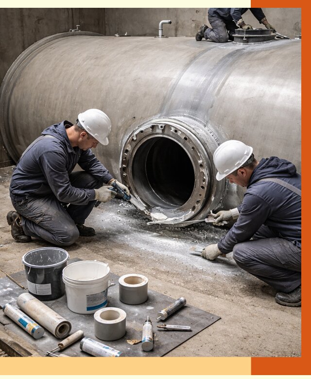 Гидроизоляция резервуара с топливом в Нерюнгри от 81450 руб. под ключ | ТепломастерНрю