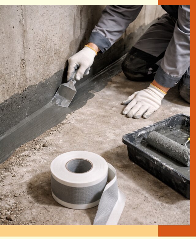 Гидроизоляция швов и герметизация стыков в Нерюнгри от 1358 руб. | ТепломастерНрю