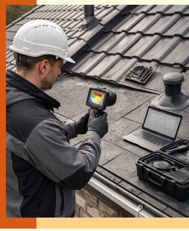 Тепловизионное обследование кровли в Нерюнгри для выявления дефектов