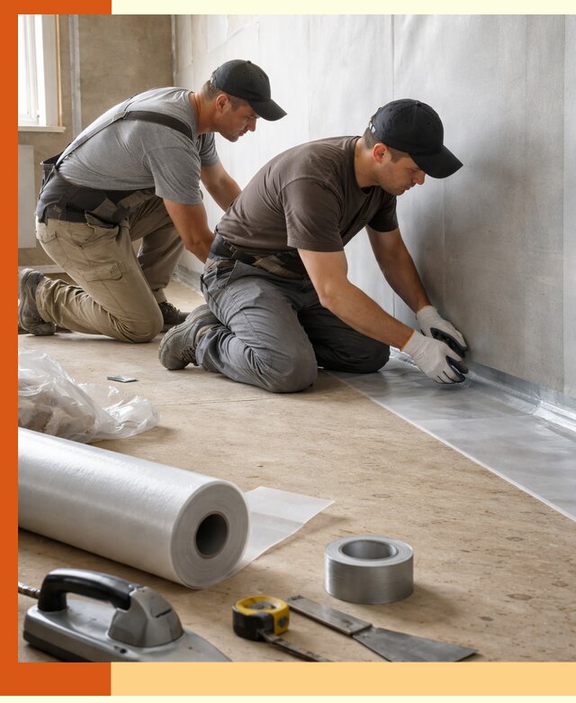 Монтаж пароизоляции для дома и помещений в Нерюнгри