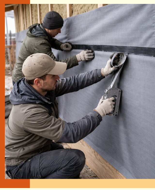 Монтаж ветроизоляции зданий и конструкций в Нерюнгри