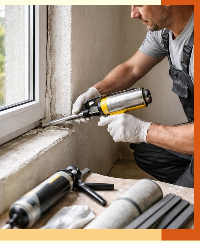 Герметизация стыков и примыканий в Нерюнгри от 1303 руб. под ключ | ТепломастерНрю